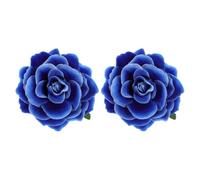 VALICLUD 2Pcs Clip Et Broche De Rose - 2 En 1 Clippe De Cheveux De Fleur Réaliste Accessoires De Cheveux Pour Femmes