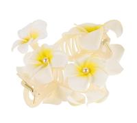 VALICLUD 2pcs Grandes Pinces à Griffes pour Cheveux Épais en Plastique Jaune, Légères et Faciles à Porter, Accessoires Coiffure Élégants pour Femmes, Nombreuses Occasions