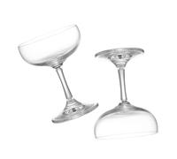 VALICLUD 2pcs Verres à Vin en Verre pour Cocktails, Effet Décoratif Élégant, Forme Unique et Confortable, Maison Fêtes