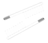 VALICLUD 2pièces Baguette Verre Pour Haute Set De Accessoires De Thérapie à Lumière Violette Remplacement Pour Appareils De Beauté