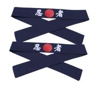 VALICLUD 2pièces Bandeau Japonais Serre-tête Bandeau De Chef Pour Homme Lot De Style Traditionnel Confortable Et Résistant