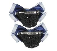 VALICLUD 2pièces Barrette à Chignon Avec Filet à Cheveux Et Nœud Décoratif Accessoire Élégant Pour Professionnelles Et Occasions Spéciales