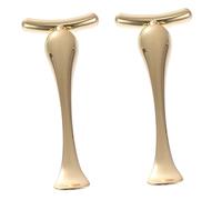VALICLUD 2pièces Bâtonnets De Massage Oculaire Alliage De Zinc Outils Pour Crème De Beauté Visage Et Yeux