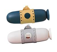 VALICLUD 2pièces Boîte De Rangement pour Brosse à Dents De Boîtes Portables Forme De sous-Marin Étui De Voyage pour Salle De Bain