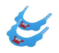 VALICLUD 2pièces Bonnet De Bain Réglable Pour Garçon Fille Casquette De Shampooing Cartoons Pour Garçon Fille Lors Du Lavage Baignade Accessoires Pour Garçon Fille