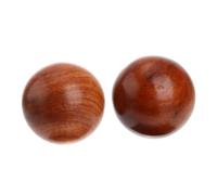 VALICLUD 2pièces Boule De Massage Pour Mains De Balles Rondes Bois Pour Étirement Musculaire Et Circulation Sanguine