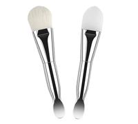 VALICLUD 2pièces Brosse à Masque Visage Double Embout Avec Poils Souples Outil Multifonction Pour Application De Masque Et Nettoyage Pour Maison Et Voyage
