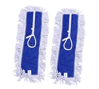 VALICLUD 2pièces Chiffons Mop Coton Résistants Serpillière Absorbante Polyvalente pour Balai à Franges Lavable Et Réutilisable pour Nettoyage Domestique