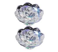 VALICLUD 2pièces Coupe Octogonale Verre pour Nail Art Bol pour Liquide et Poudre Acrylique Accessoire de Manucure