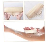 VALICLUD 2pièces Éponge Naturelle De Luffa Exfoliante Bain Corps Gommage Dos Fibre Végétale Réutilisable Pour Hommes Et Femmes