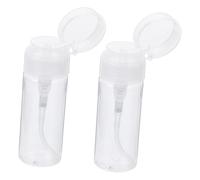 VALICLUD 2pièces Flacon Vide Pour Voyage Bouteille Anti-fuite Petg Flacon De Lotion De Voyage