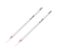 VALICLUD 2pièces Lot de Crayons Eyeliner Blancs Bois Stylo Illuminateur pour Yeux Effet de Pinceau Eyeliner Précis