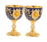 VALICLUD 2pièces Lot De Gobelets à Boire De Style Vintage Coupe Relief Gobelet Médiéval Pour Décoration Intérieure Et De Famille