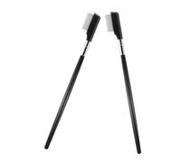 VALICLUD 2pièces Lot De Peignes à Cils Outil Pour Greffe De Cils Accessoire De Beauté Peigne à Avec Aiguille Acier