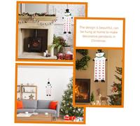 VALICLUD 2pièces Lot de Pendentifs De Calendrier De Noël Calendrier Mural Feutre De Suspendu