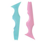 VALICLUD 2pièces Lot De Pochoirs Pour Eye-liner Et Fards à Paupières Gabarit De Maquillage Pour Sourcils Et Application Lèvres