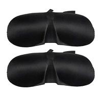 VALICLUD 2pièces Masque De Sommeil Lot De Cache-yeux Pour Dormir Masques Pour Yeux Bandeaux De Sommeil Design Noir