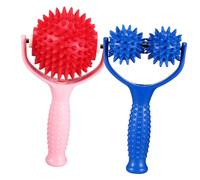 VALICLUD 2pièces Massage Manuel Boule Outils Portables Pour Dos Et Cou Soulagement Musculaire Design Ergonomique Pour Confort Personnalisé