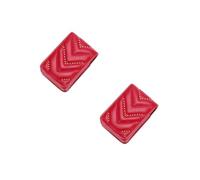VALICLUD 2pièces Mini Trousse Cosmétique Rouge Étanche avec Miroir à Main Pratique pour Et Accessoires Pochette De Rangement Compacte pour Usage