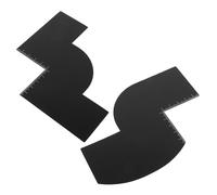 VALICLUD 2pièces Outil de Coiffure pour Barbier avec Repères de Mesure Gabarit de Barbe Ligne des Cheveux Guide de Rasage Nuque pour Mise Forme à Domicile