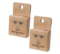 VALICLUD 2pièces Outil De Mesure Cartographie Des Sourcils Pré-encrés Lot Pour Tatouage Des Sourcils Fournitures De Tatouage