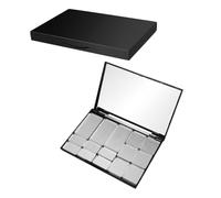 VALICLUD 2pièces Palette De Maquillage Avec Miroir Conteneurs Rechargeables Pour Fards à Paupières Blush Et Lot