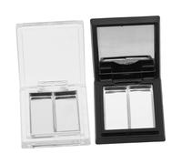 VALICLUD 2pièces Palette De Maquillage Vide Boîte De Rangement Pour Fards à Paupières à Blush Et Palette Personnalisable Avec Pans Pour Maquillage