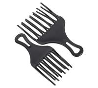 VALICLUD 2pièces Peigne à Cheveux Plastique Multi-usages Peigne De Coiffure Pour Cheveux Bouclés Démêle Précisément Sans Irritation