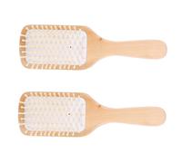 VALICLUD 2pièces Peigne De Coiffure Bois Et Peigne De Massage Carré Pour Soins Capillaires Lot De Petits