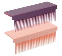 VALICLUD 2pièces Peigne Lissant pour Fer à Lisser Accessoire pour Cheveux Bouclés Peigne Détachable et Portable Facile à Utiliser