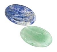 VALICLUD 2pièces Pierres Anti-stress Naturelle Plaque De Grattage Domestique Grattoir De Massage Portable Anti-anxiété Pour Mains Soulage La Pression Outil De Relaxation