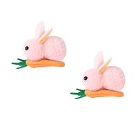 VALICLUD 2pièces Pince à Cheveux Lapin Épingle à Cheveux Garçon Fille Jolie Pince Peluche Petite Coiffe Décorative