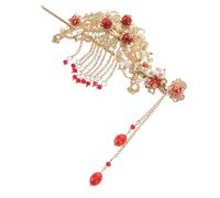 VALICLUD 2pièces Pince Cheveux Classique Chinoise Avec Perles Et Franges Accessoire Coiffure Vintage Pour Femme Clips Décoratifs Pour Hanfu Cosplay Mariage Et Fête