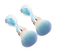 VALICLUD 2pièces Pinceau à Poussière Pour De Brosse Douce Ciel Bleu Pour Nettoyage Et Dépoussiérage Et Maquillage Outils De