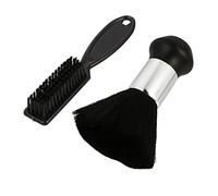 VALICLUD 2pièces Plumeau Pour Cou Brosse à Cheveux Brosse De Coupe Plumeau Pour Cou De Salon De Barbier Lot De Brosses De Barbier Pour Couper Les Cheveux Et Nettoyer Le