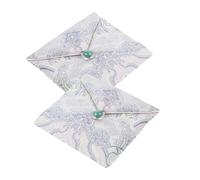 VALICLUD 2pièces Pochette à Bijoux Sacs Cadeaux Décoratifs Pochettes Pour Boucles Oreilles Et Colliers Lot De Petits Sacs De Rangement