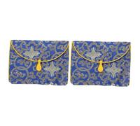 VALICLUD 2pièces Pochette De Rangement Vintage pour Musicaux Et Écritures Bouddhistes De Stockage Élégant Et Pratique pour Étudiants pour Transporter Vos Ouvrages