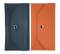 VALICLUD 2pièces Pochette Portefeuille Similicuir pour Billets Lot de Pochettes de Rangement Compactes et Sécurisées pour Séparer Selon Catégories