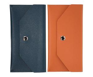 VALICLUD 2pièces Pochette Portefeuille Similicuir pour Billets Lot de Pochettes de Rangement Compactes et Sécurisées pour Séparer Selon Catégories