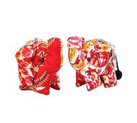 VALICLUD 2pièces Porte-clés Pendentifs Élégants Éléphant Cartoon Pour Décorer à Main Et Clés