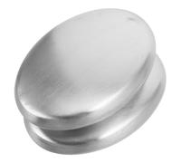 VALICLUD 2pièces Savon Acier Inoxydable Absorbeur Odeurs Réutilisable Pour Maison Savon Solide Métal Désodorisant