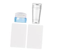 VALICLUD 2pièces Silicone Pour Nail Art Transparents Avec Grattoir De Pour Ongles Naturels Ou Artificiels Outils De Manucure