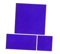 VALICLUD 2pièces Verre Au Cobalt Bleu pour Expériences De Laboratoire Plaque De Verre pour Chimie Remplacement pour Outils Expérience