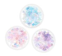 VALICLUD 3 Boîtes ongles accessoires charmes faire mignon Paillettes garçons festivals ont charmes d'ongles en vrac autocollants d'art d'ongle de charmes pour les ongles strass