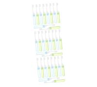 VALICLUD 3 Ensembles Brossettes De Voyage Pliables Dents Miniatures Pour Camping Voyage Bleues Vertes 10 Pièces * 3