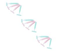 VALICLUD 3 Ensembles Couteau À Aisselles Suppression Dame Couper Double Rasoir Femme Première Rasage Des Poils Du Corps Épilateur Pour Le Corps 4 Pièces * 3