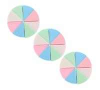 VALICLUD 3 ensembles Makeup Sponges Wet Dry Dual Use Powder Puff For Compact Cosmetic Blender For Foundation Concealer And Eye Makeup