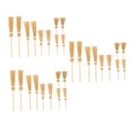 VALICLUD 3 Ensembles Mini Balais Décoratifs Maison Balais Miniatures pour Décoration Accessoires De Maison Miniature 10 Pièces * 3