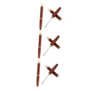 VALICLUD 3 Ensembles -oreille Appareil Cuillère Cérumen Bâtonnet D'oto Nettoyeur D'oreilles En Métal Nettoyage Des Oreilles Chinois Acier Inoxydable 2 Pièces * 3