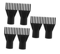 VALICLUD 3 Ensembles Peigner La Bouche Du Vent Peigne Sèche-cheveux Ajuster Diffusant Brosse Sèche-cheveux Buse Professionnel Diffuser Peigne De Sèche-cheveux Parler Noir Abdos 2 Pièces * 3